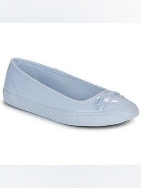Converse CTAS Dainty Ballerina Slip Patent Leather Blue Supermoon NIB 7.5 A14853